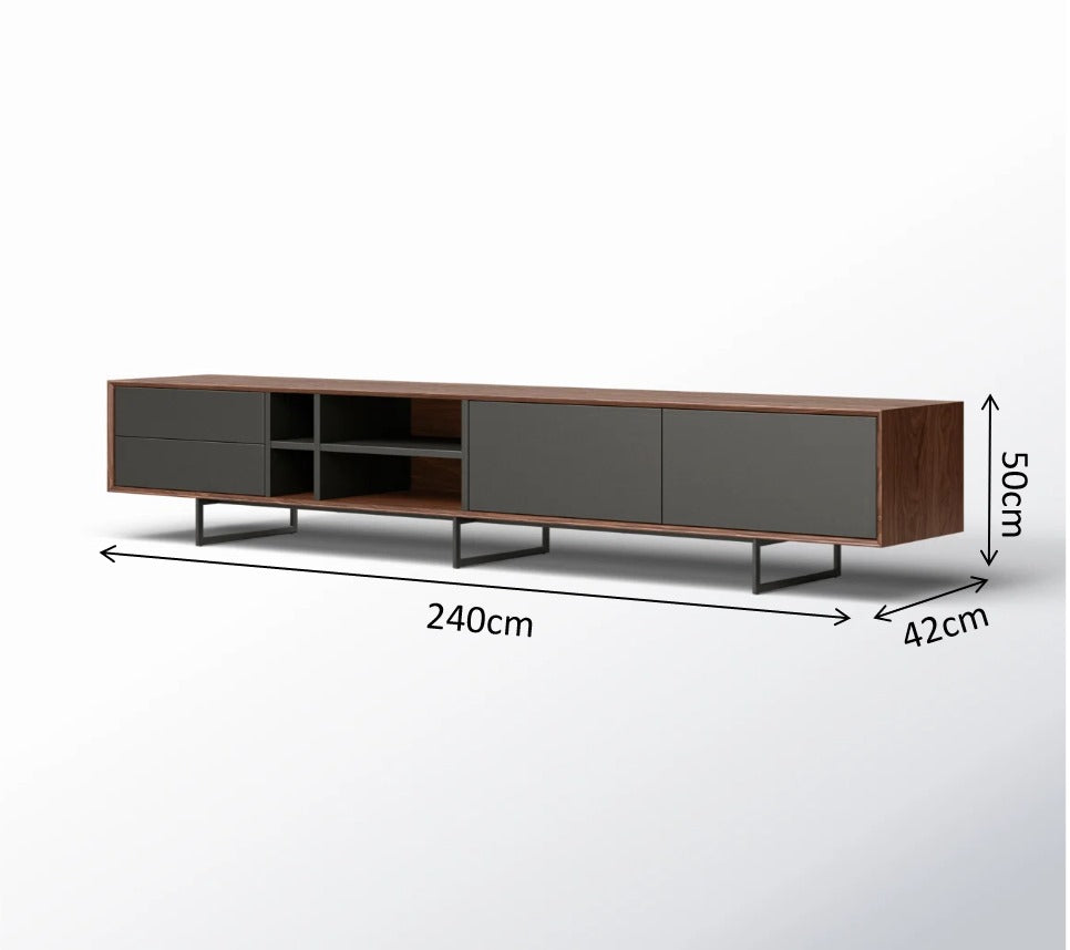 Grid TV Stand