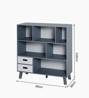 BookieBox 3-Tier Kids Bookcase with Drawers