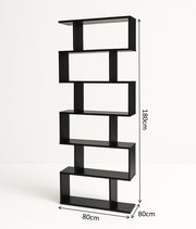 S Shape Bookcase