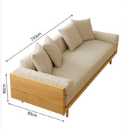 Solid Wood Sofa Bed
