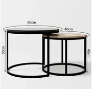 Cirqlo Round Table Set of 2