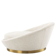 Bouclé Cream Chaise
