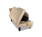 Chaise Lounge with Storage Compartment