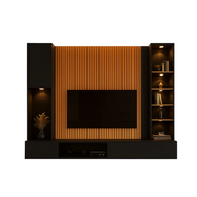 Axis Black TV Wall Unit