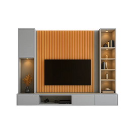 Axis Black TV Wall Unit
