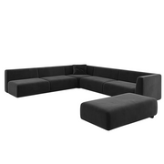 Celeste Velvet Living Set