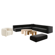 Celeste Velvet Living Set