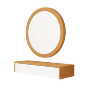 Sylven Floating Dresser with Mirror