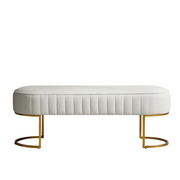 Channel Tufted Bench