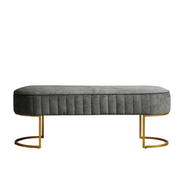 Channel Tufted Bench
