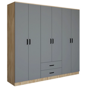 Mireva 6-Door Wardrobe