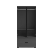 Modern 2-Door Armoire
