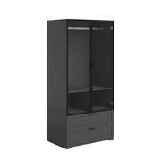 Modern 2-Door Armoire