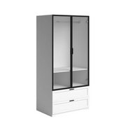 Modern 2-Door Armoire