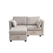 Ferano Storage Loveseat with Ottoman