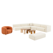 Celeste Velvet Living Set