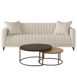 Luxe Blanca Living Set