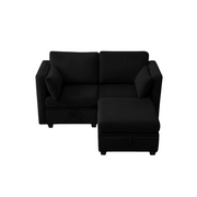Ferano Storage Loveseat with Ottoman