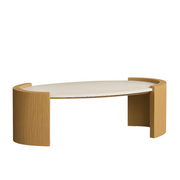 Sable Travertine Coffee Table