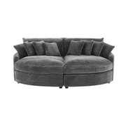 Modular Corduroy Sectional Sofa