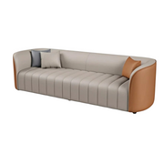 Ellington Faux Leather Sofa