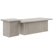 Sedona Travertine Coffee Table Set of 2