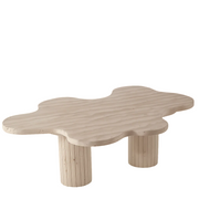 Roselle Travertine Coffee Table