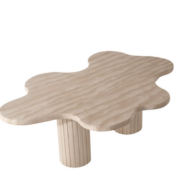 Roselle Travertine Coffee Table