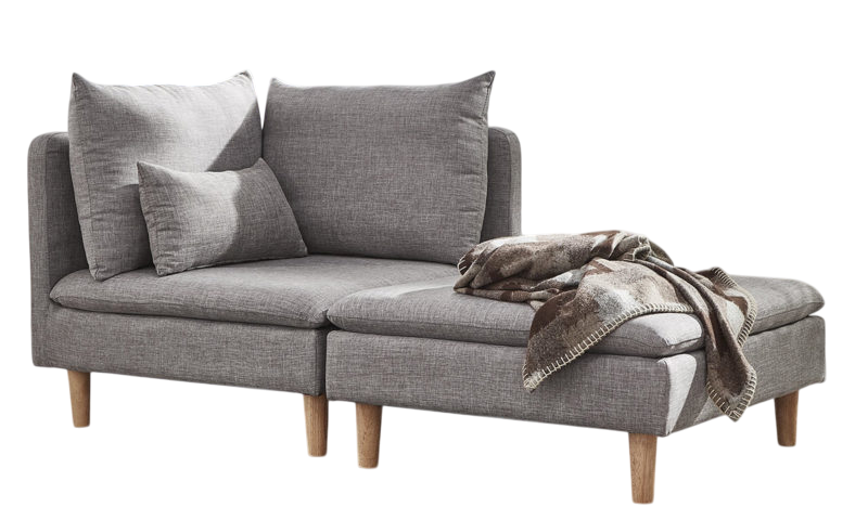 Modular Mid-Century Chaise Lounge